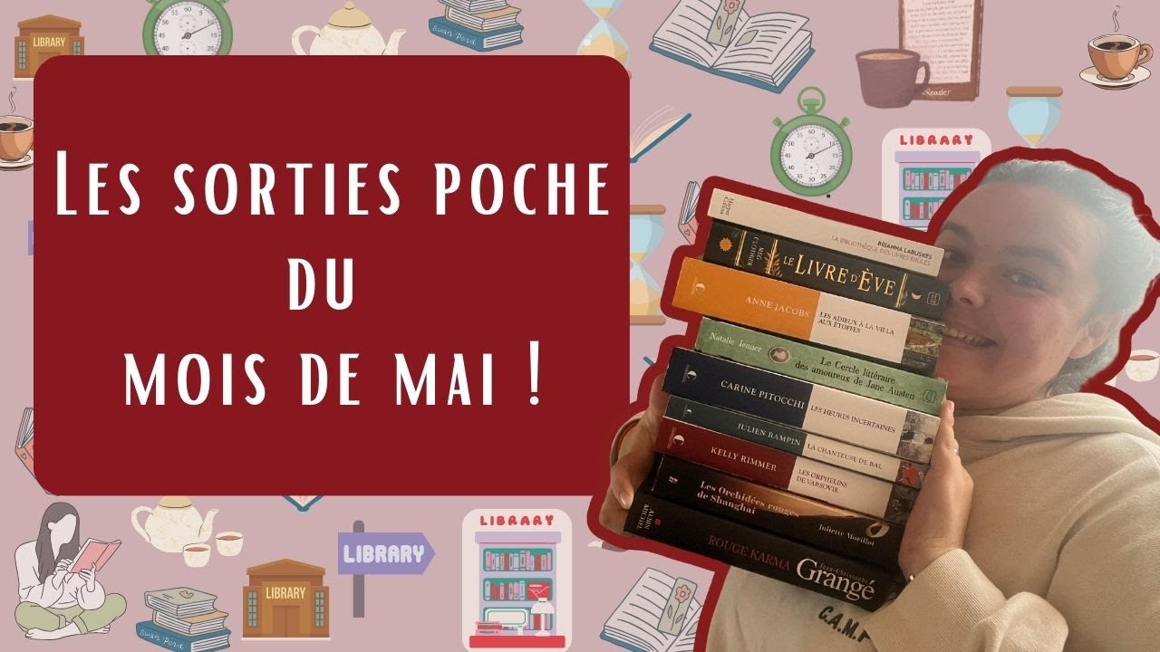 Les sorties littéraires poche du mois de MAI !
