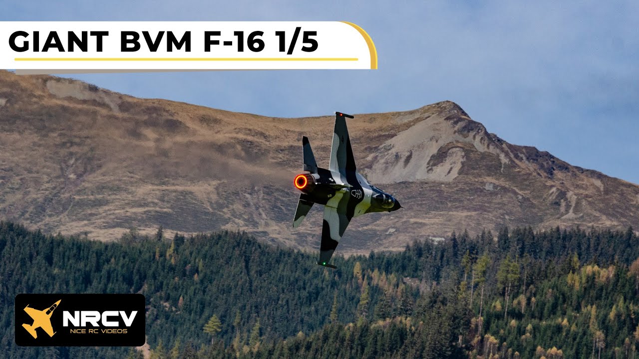 GIANT BVM F-16 1/5 64th Aggressor Squadron | JetCat P220 RXi | PowerBox Core | Pilot: Daniel Kostal