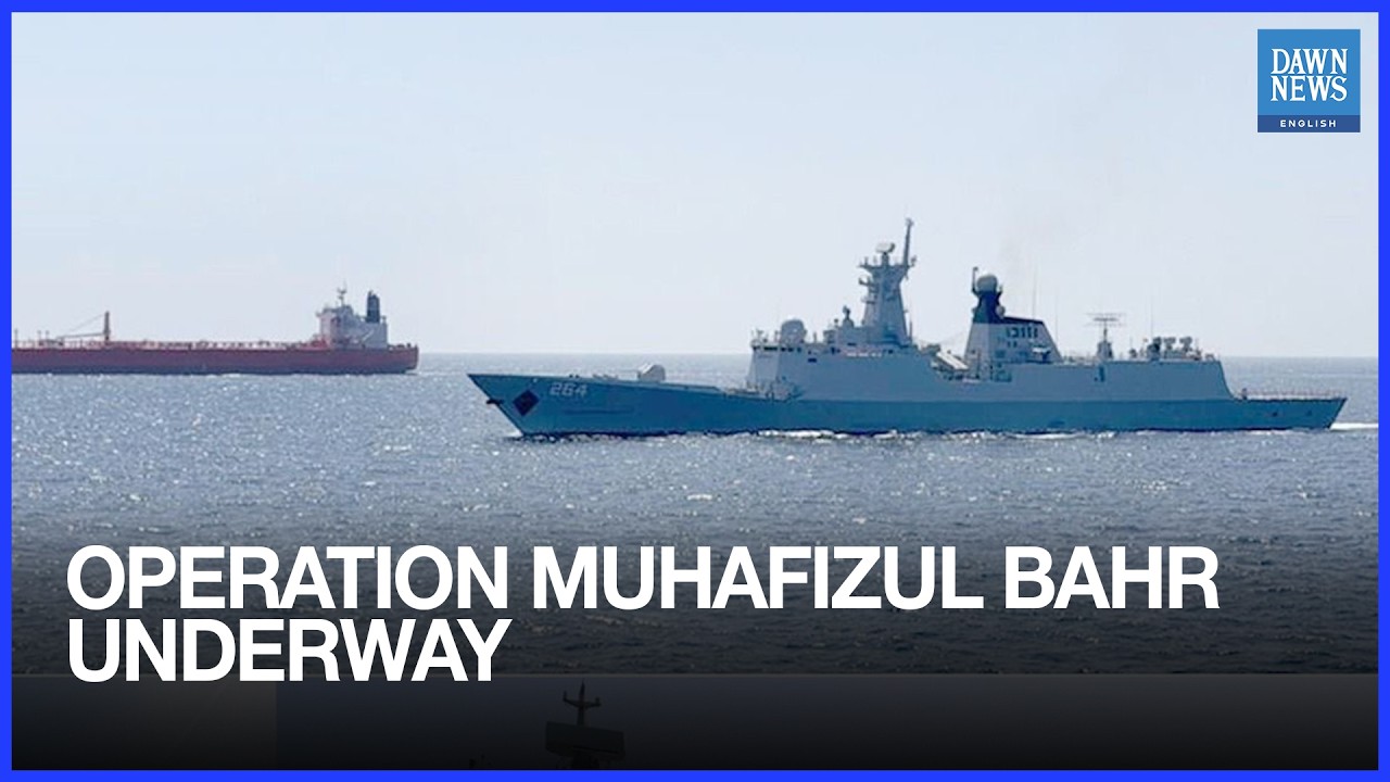 Pakistan Navy Launches Operation to Secure Trade Routes Amid Regional Tensions | Dawn News English