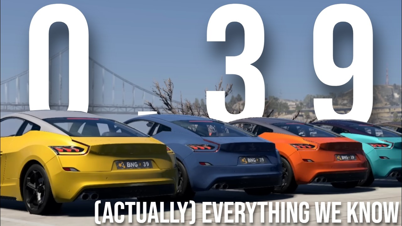 ACTUALLY Everything we know about BeamNG 0.39!