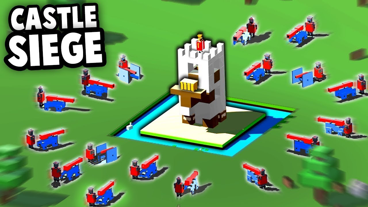 CASTLE SIEGE!  Physics Based Castle Destruction! (Royal Tumble Rumble Gameplay)
