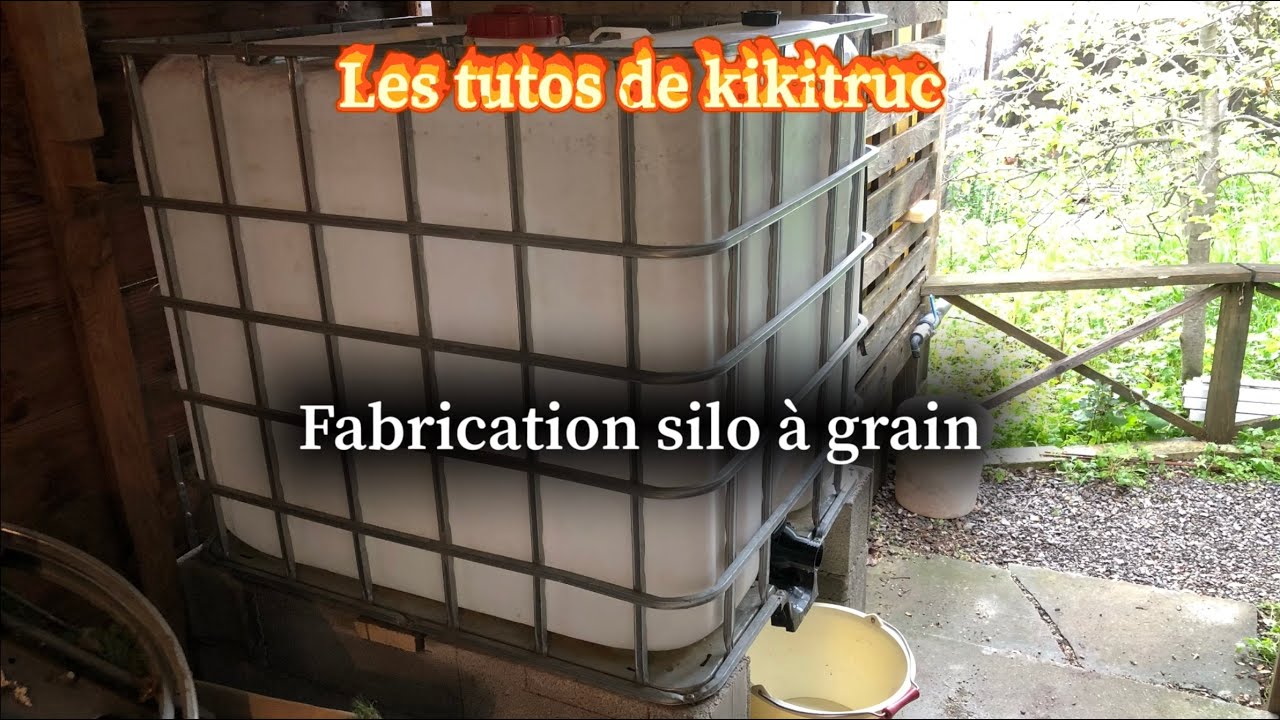 Fabrication silo à grain avec une cuve IBC