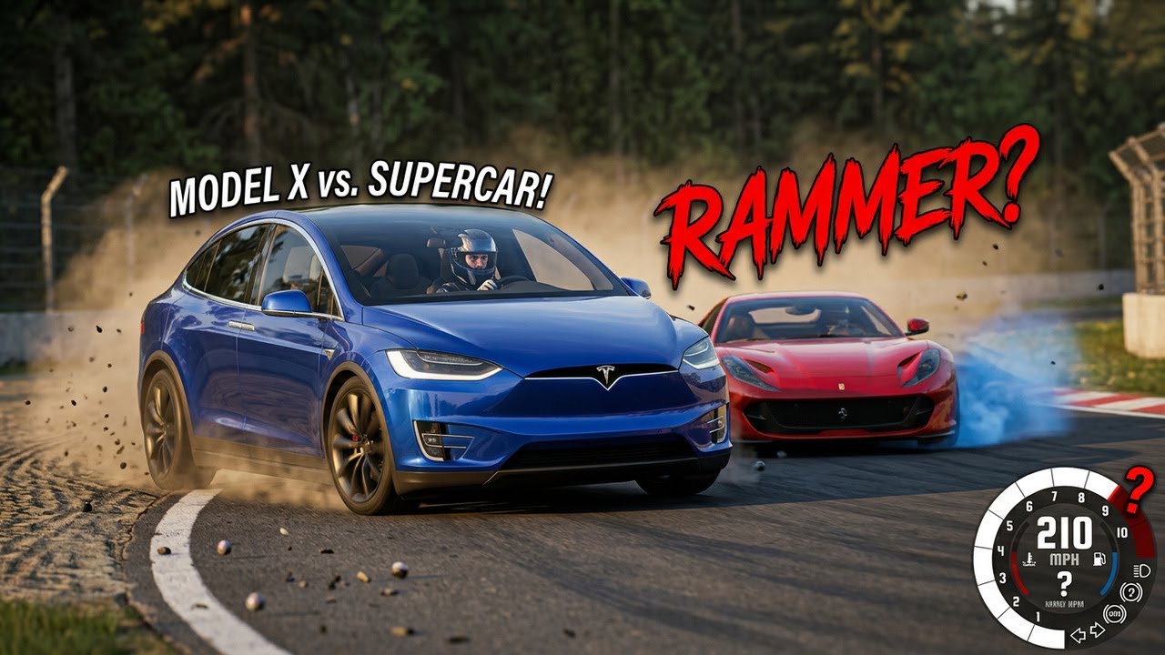 Tesla Model X Race