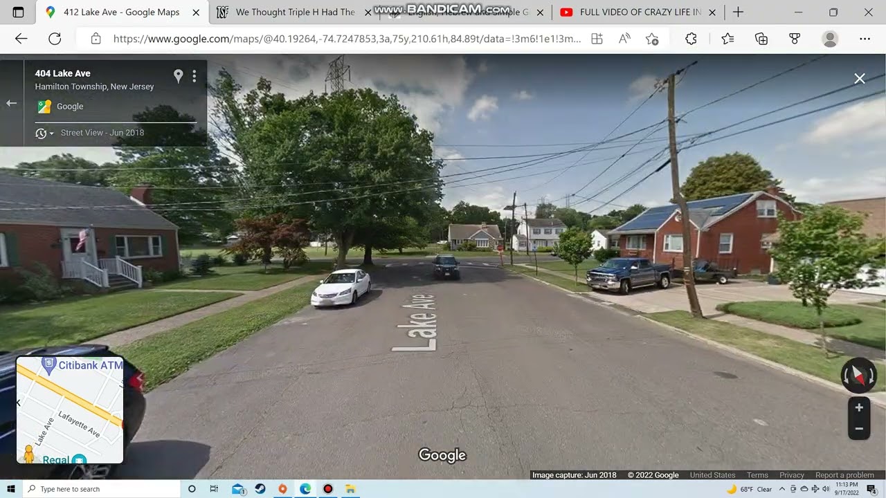 JUST LOCAL COPS STALKING THE GOOGLE STREET VIEW CAR!