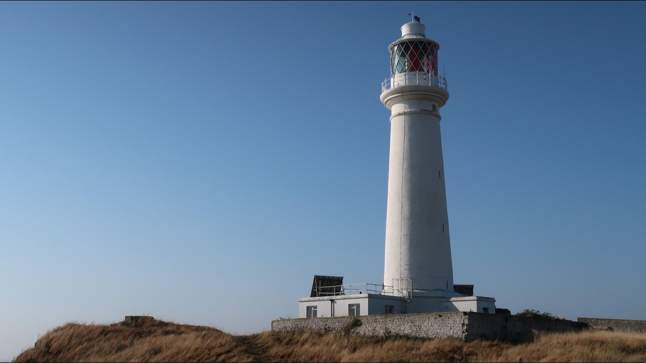 Lighthouses of Wales,  Flatholm,  Flat holm Island,  Glamorgan.  2021