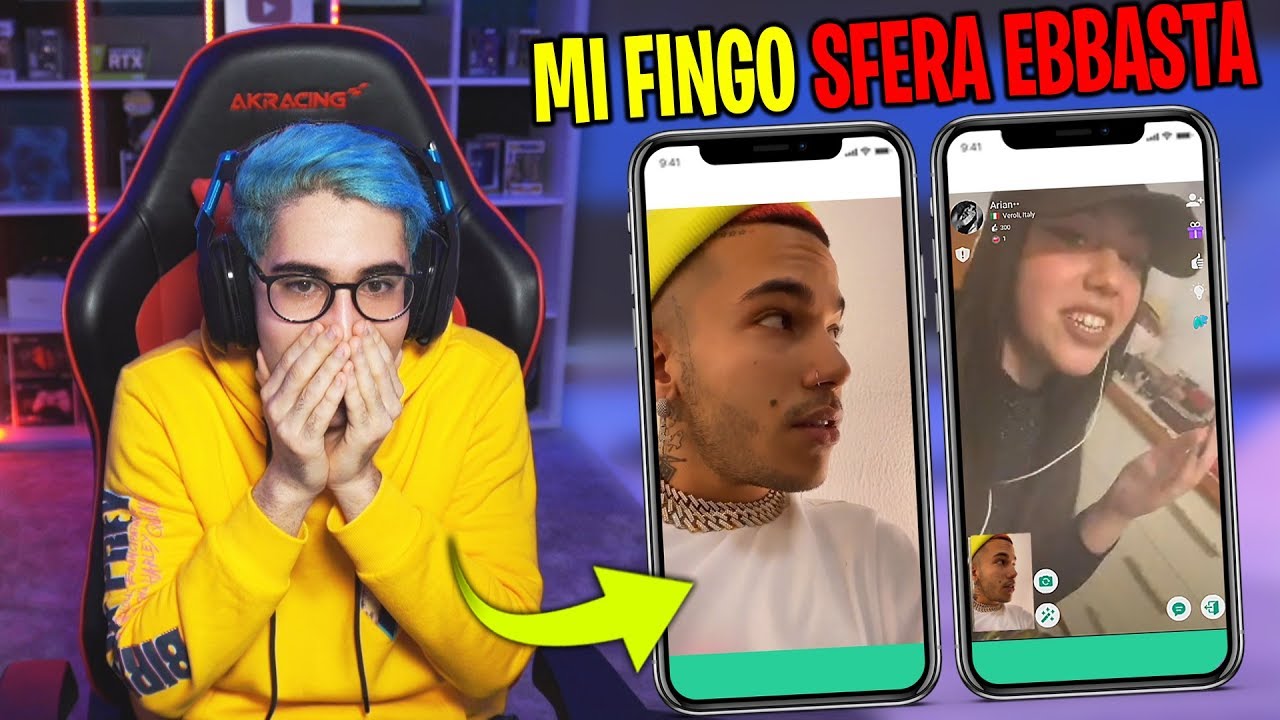 TROLLARE le R4G4ZZ3 FINGENDOMI SFERA EBBASTA in WEBCAM (PIANGONO...)