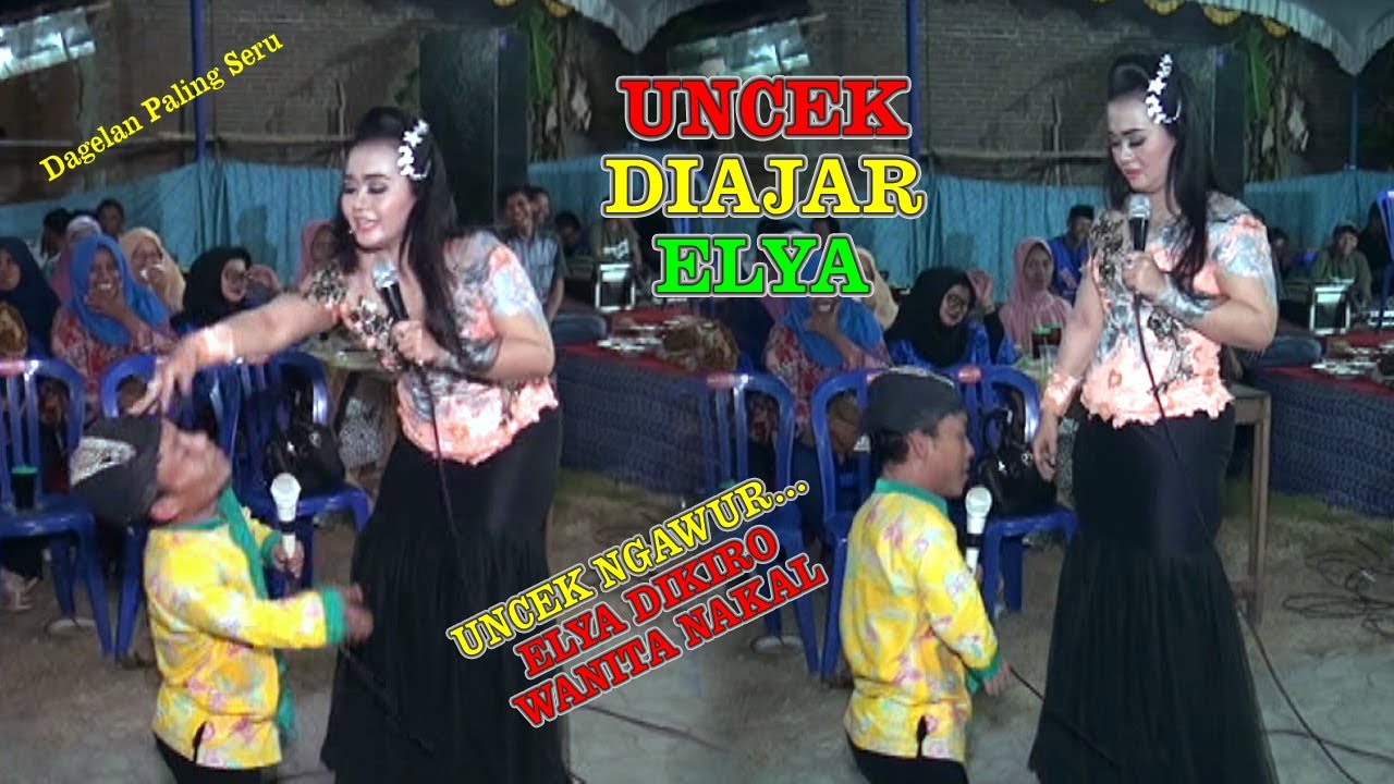 UNCEK DIAJAR ELYA  SAMPAI PONTANG PANTING ( SERU TENAN )