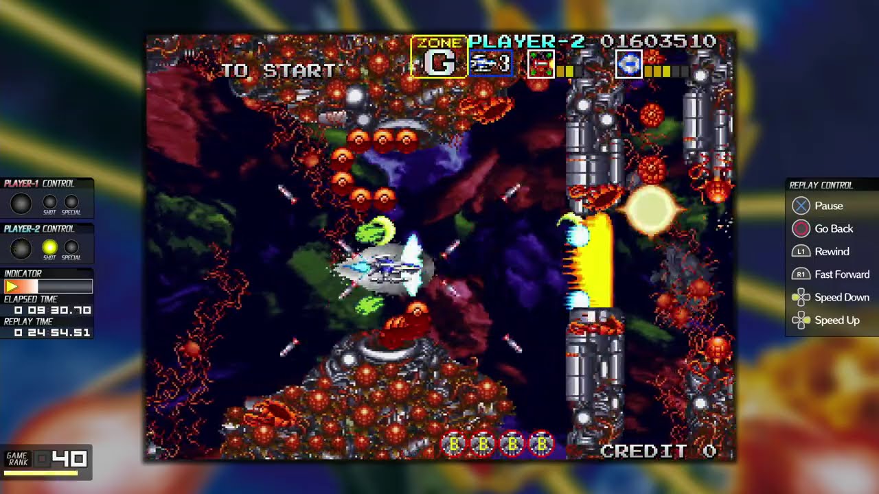 Darius Gaiden No-Miss No-Bomb Clear (ABDGLRX)