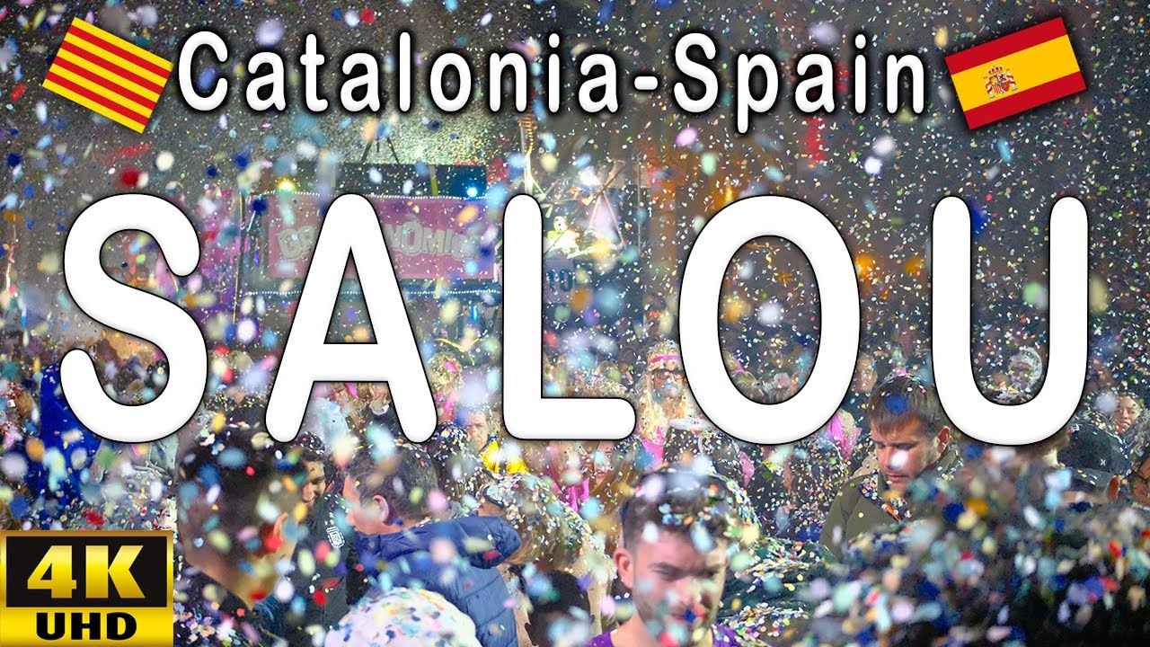 🎉 COS BLANC SALOU SPAIN 🇪🇸 FIESTA COS BLANC de SALOU - 2024 [4k UHD]