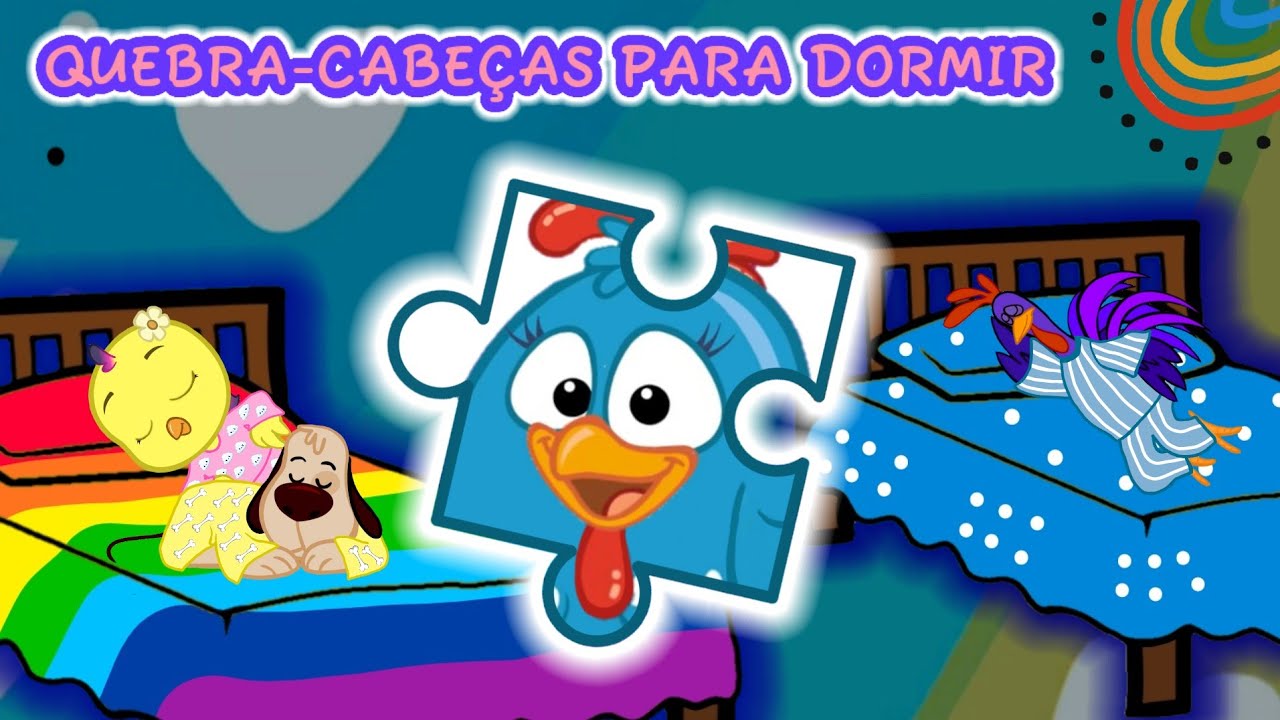 Montando quebra-cabeças | Pijaminhas para dormir | Boa noitinha