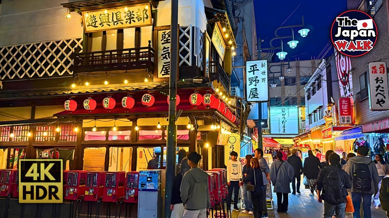 Shinsekai to Tennoji: Exploring Osaka’s Retro Streets and Local Vibes | Walking Tour | 4K HDR