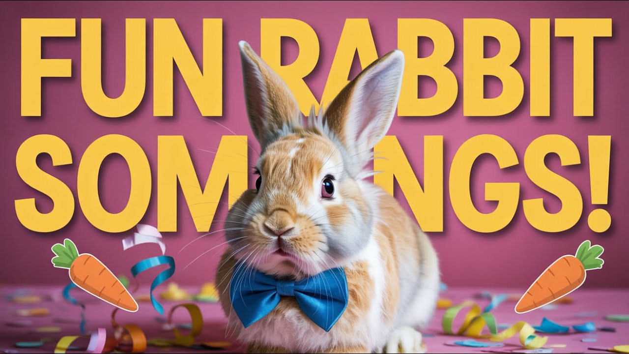 Bunny Song for Toddlers | Educational Nursery Rhymes and Funny Bunny Dance Kids Songs