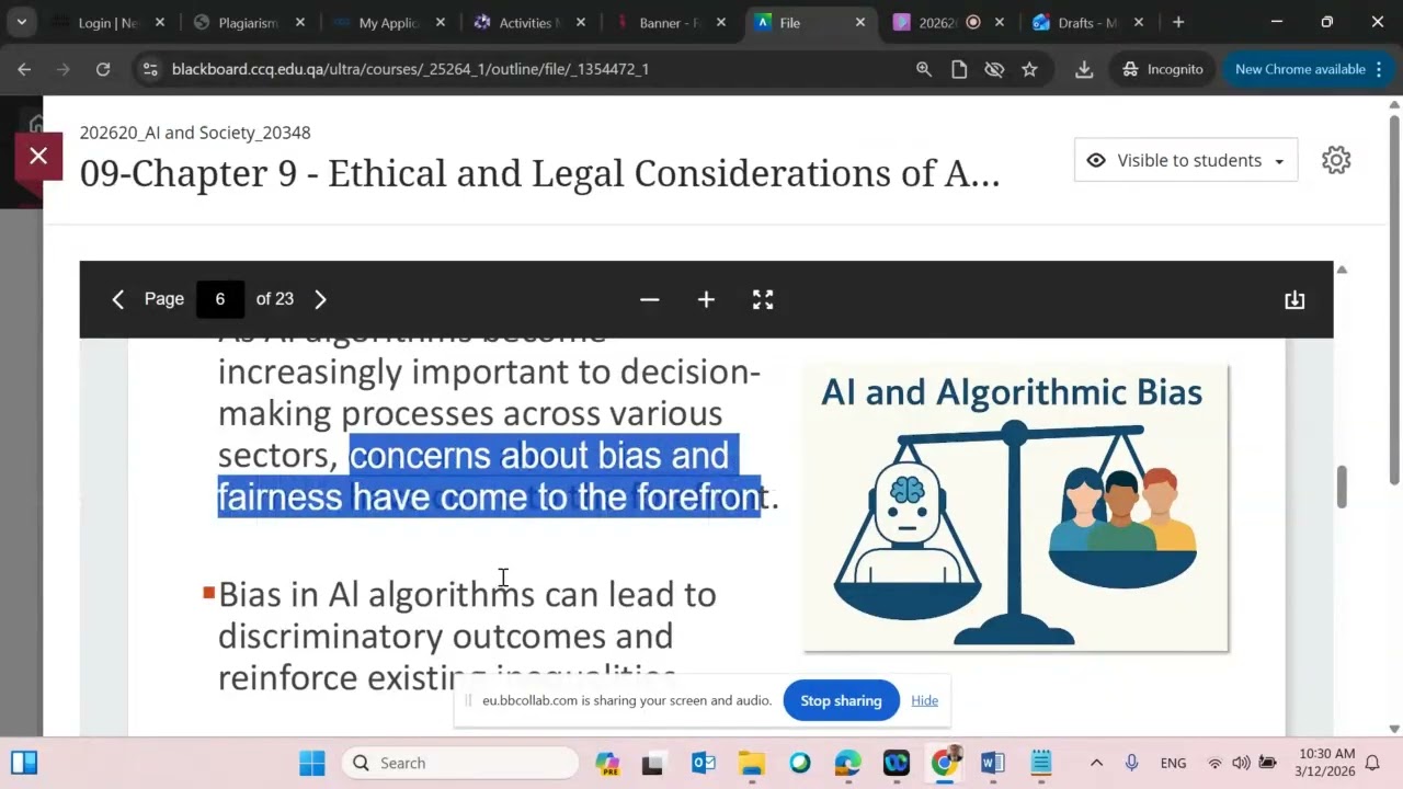 2026_03_12_AI and Society 20348_ قدمة ذكاء اصطاع فصل التاسع انظمة و قوانين و  شامل ربيع موسى العقلة