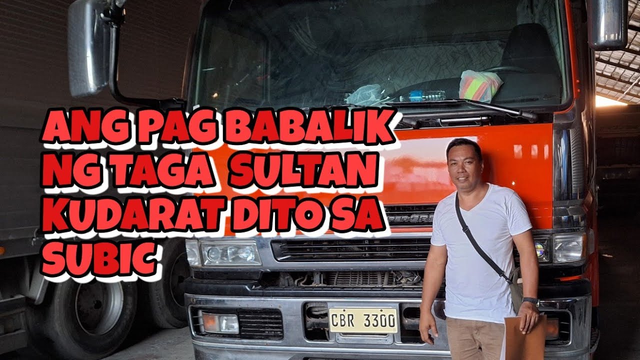 ANG PAG BABALIK NG  TAGA  SULTAN KUDARAT DITO SA SUBIC