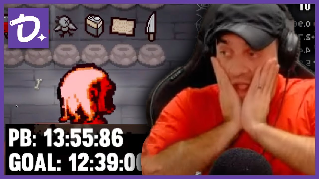 Isaac Speedrun World Record Holder in Chat?!