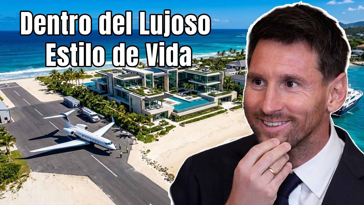 Así Es La LUJOSA Vida de Lionel Messi: Mansiones Frente al Mar, Jets Privados y una Fortuna ....