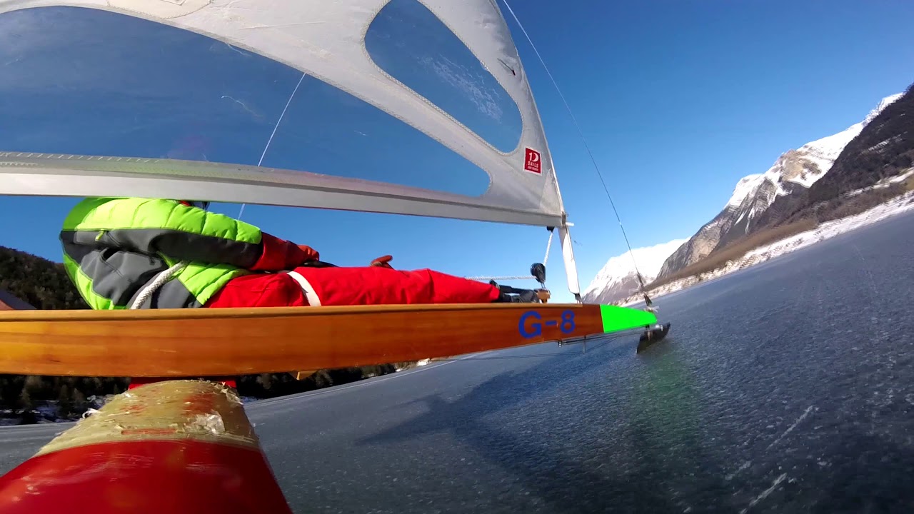 THIS IS HOW WE SAIL!! Eissegeln DN Haidersee 2019