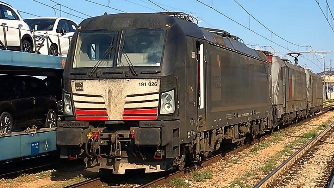 UNA MOVIMENTATA DOMENICA DI TRENI MERCI ALLA STAZIONE DI FALCONARA MARITTIMA!