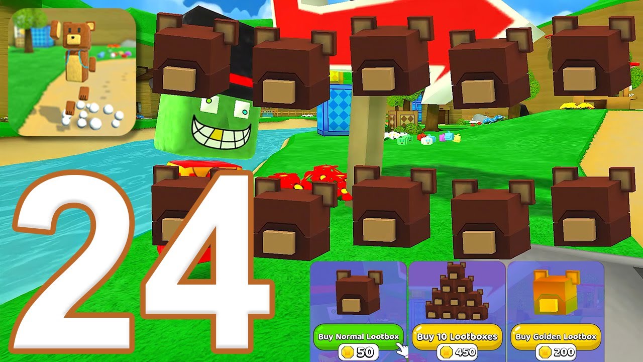 Super Bear Adventure - Gameplay Walkthrough Part 24 - All Lootboxes (iOS, Android)