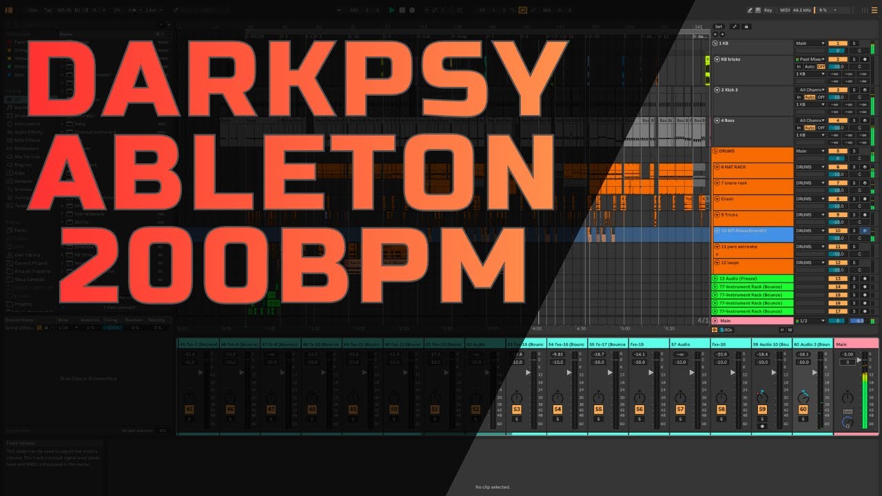 DARKPSY ABLETON 200 BPM