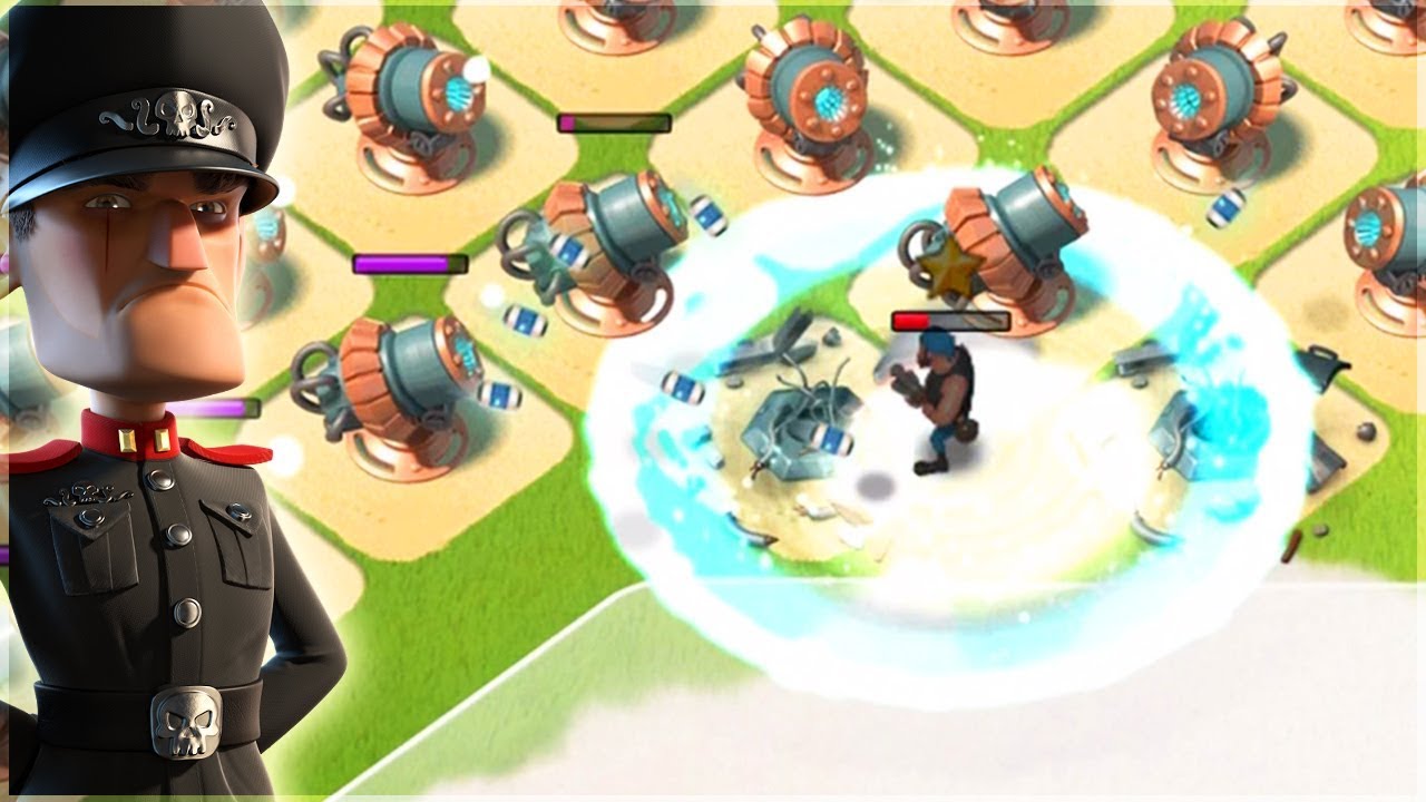 Boom Beach ONLY Super Warriors vs NPC Base Builder Bases!