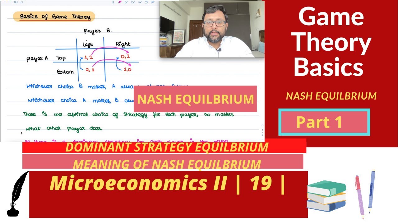 [Game Theory Introduction] | Dominant Strategy Equilibrium | Meaning of Nash Equilibrium | 19 |