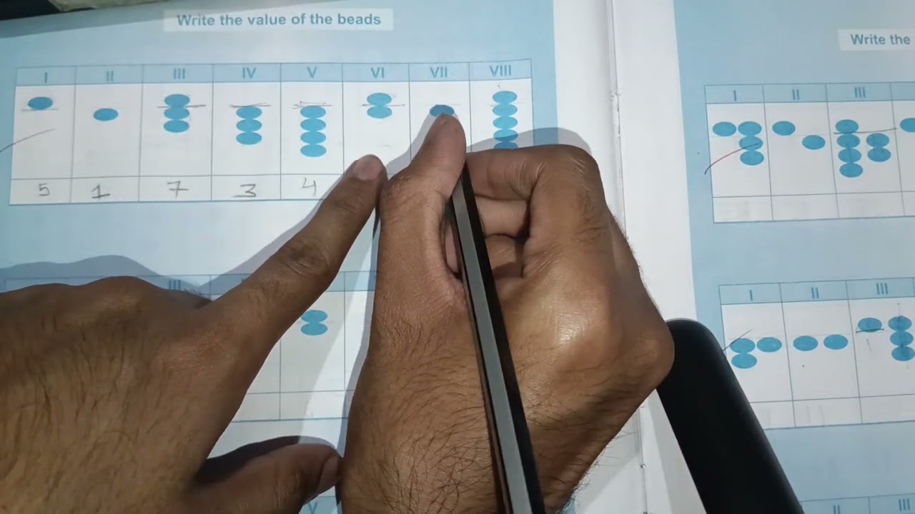 Abacus level 1 best explanation in Hindi😊 Let's learn how to count on abacus ✨#abacus #viral #easy 