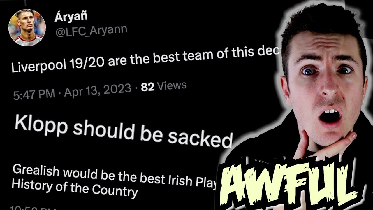 REACTING To Your AWFUL Football Opinions