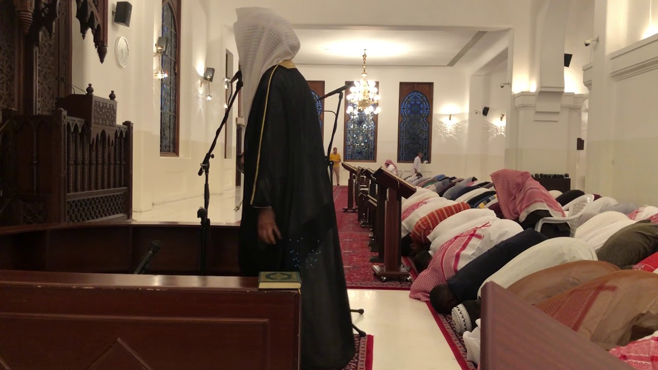 إمام الحرم الشيخ خالد الغامدي يعطر مسامع اهالي الرياض بهذه المغربية الجميلة 1439