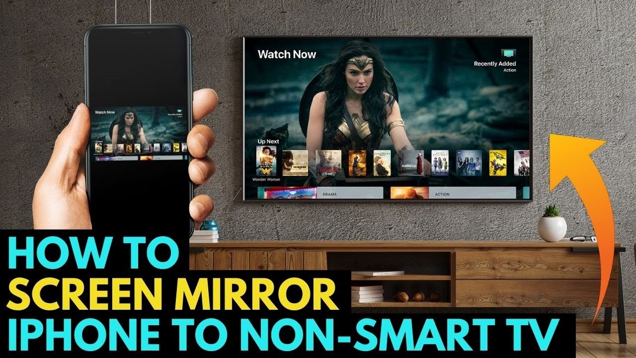 How To Screen Mirror iPhone to a Non-Smart TV
