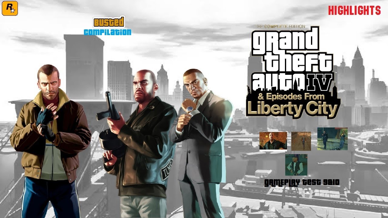 GTA 4 GAMEPLAY Next - Busted Compilation 9&10 [HD]