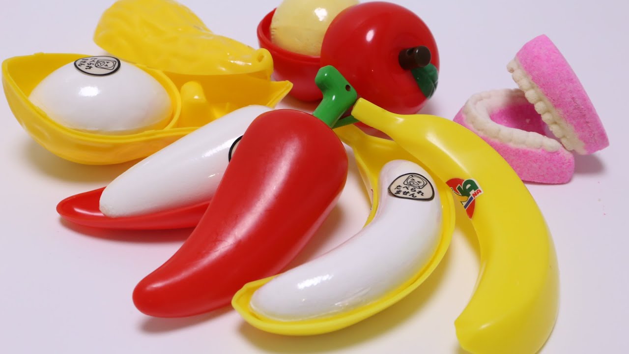 ASMR Prize Bath Bomb #248 Banana Hot Pepper Fake Teeth