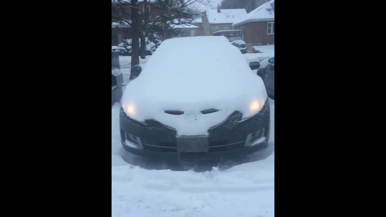 How to clean snow from car | Canada | Guelph | 1080 HD