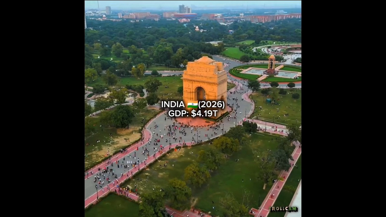 India&rsquo;s GDP: $366B in 1990 &rarr; $4.19T in 2026 🇮🇳📈 | India&rsquo;s Incredible Growth!
