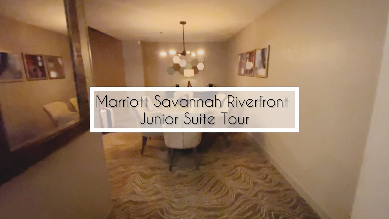 Marriott Savannah Riverfront - Junior Suite Tour | Room Tour | Savannah, Georgia 