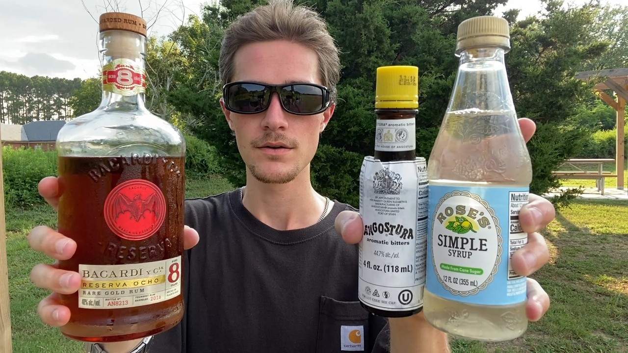 Drinking a Rum Old Fashioned for the First Time