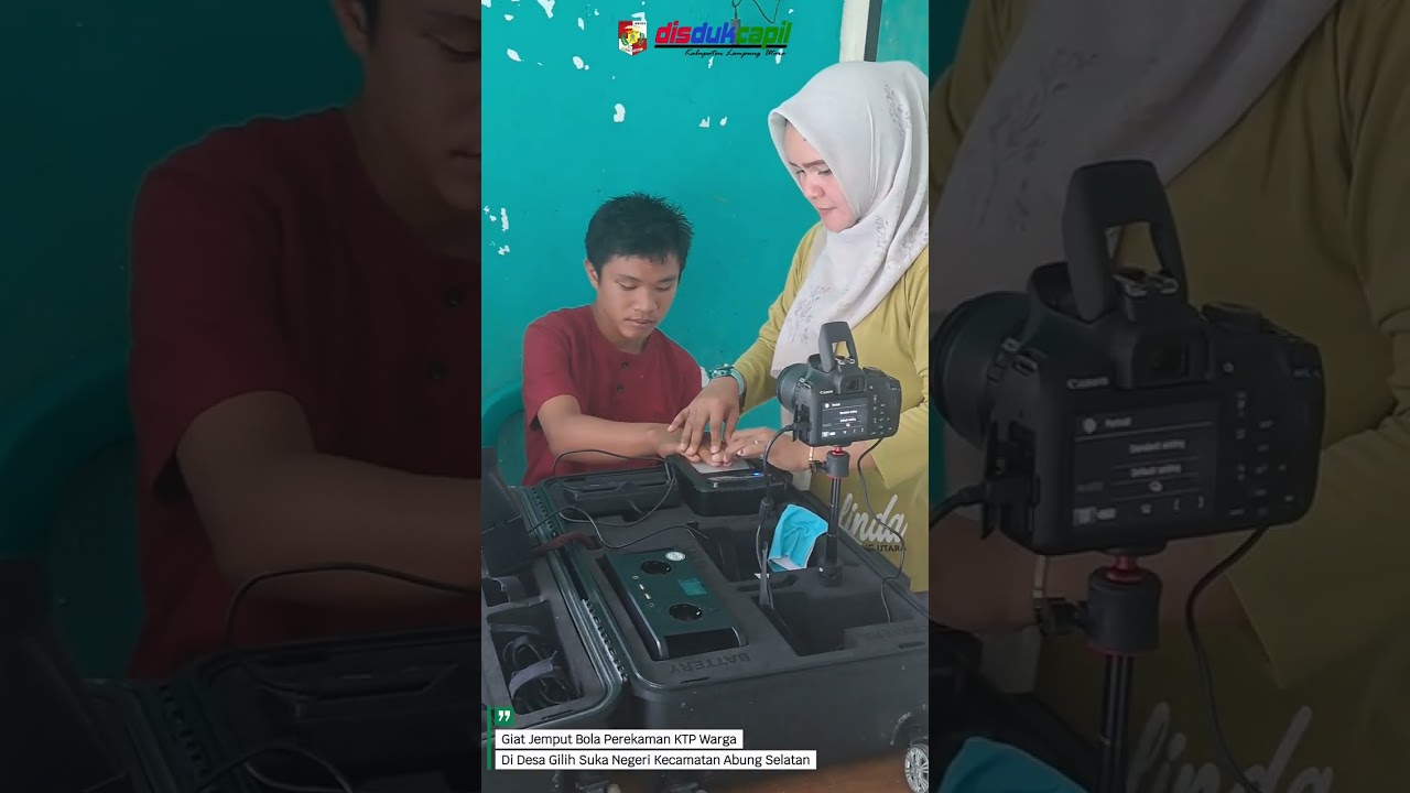 Disdukcapil Kabupaten Lampung Utara Melaksanakan Kegiatan Jemput Bola 