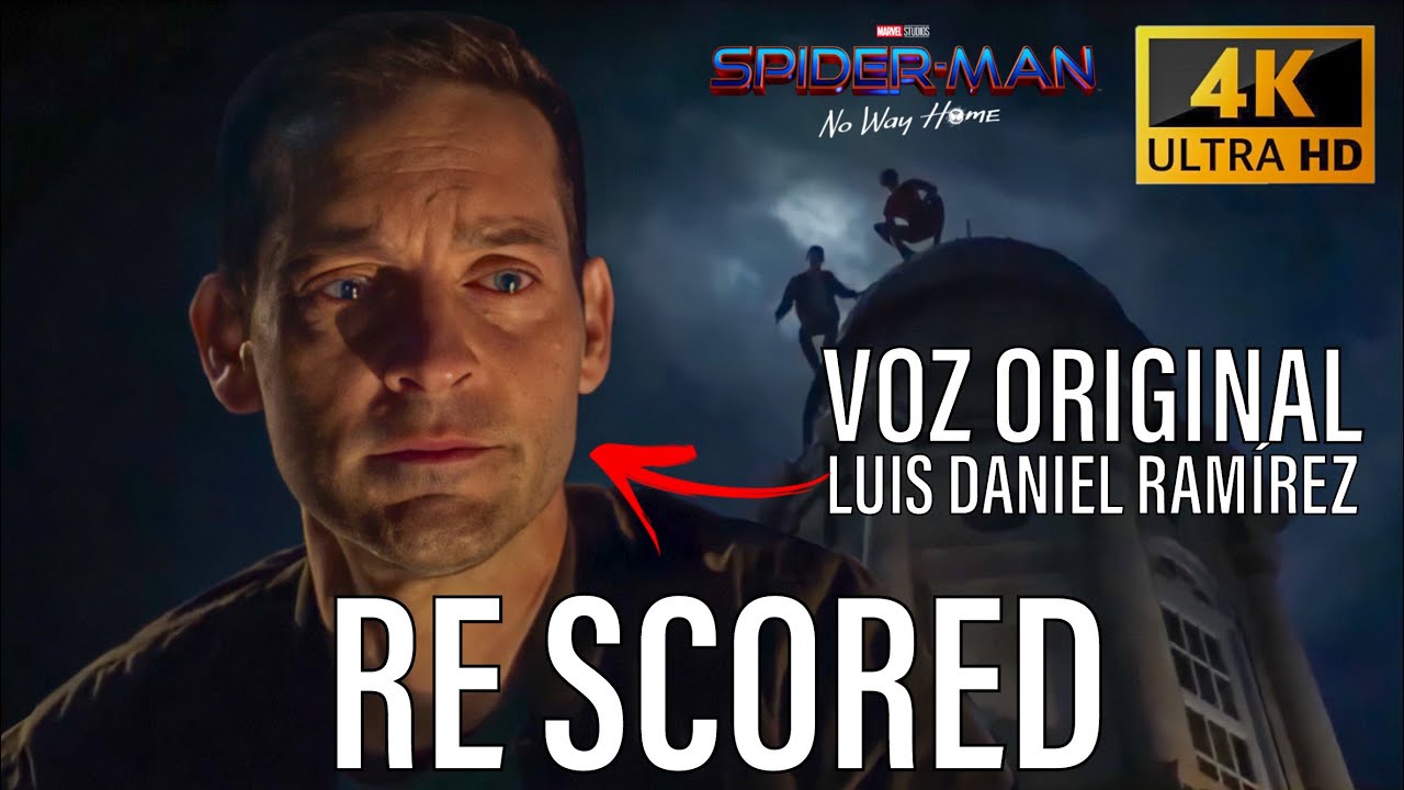 TOBEY, ANDREW y TOM se conocen VOZ ORIGINAL de LUIS DANIEL RAM&Iacute;REZ - RE SCORED en HD