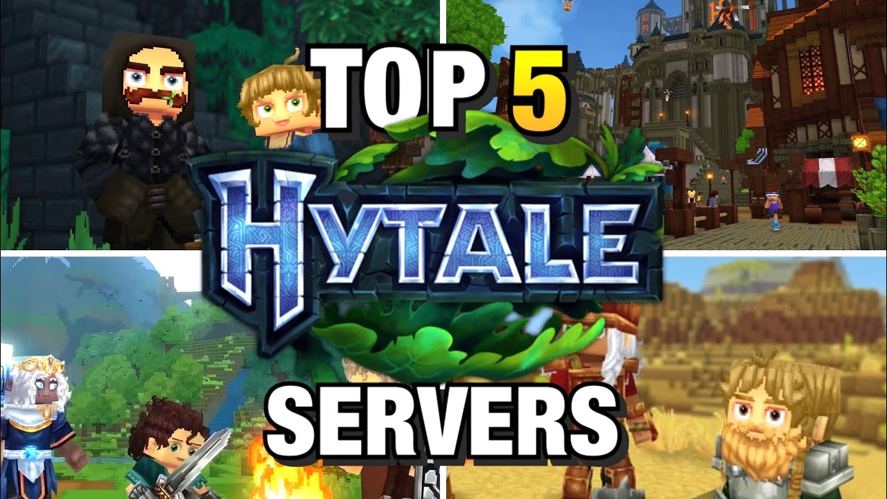 TOP 5 *BEST* HYTALE SERVERS