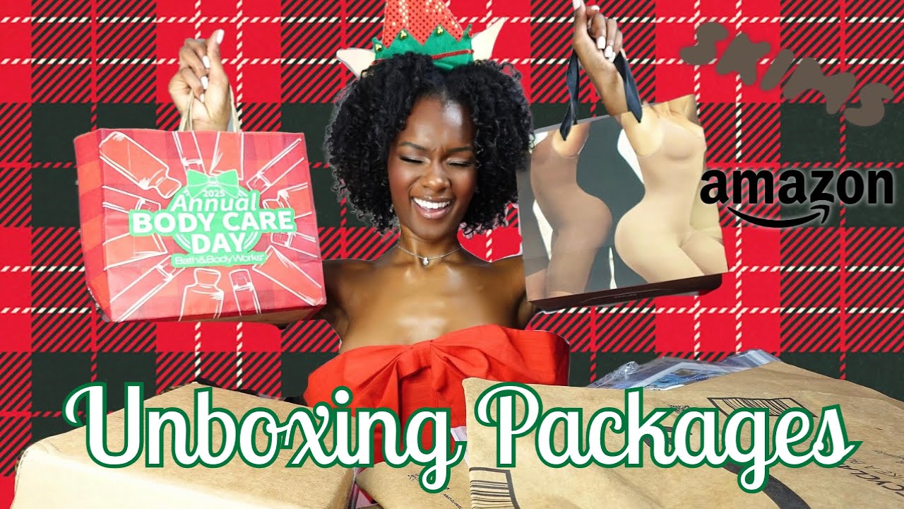 VLOGMAS DAY 6: THE BIGGEST HAUL YET! 🛍️ Skims, Amazon, Bath & Bodyworks!