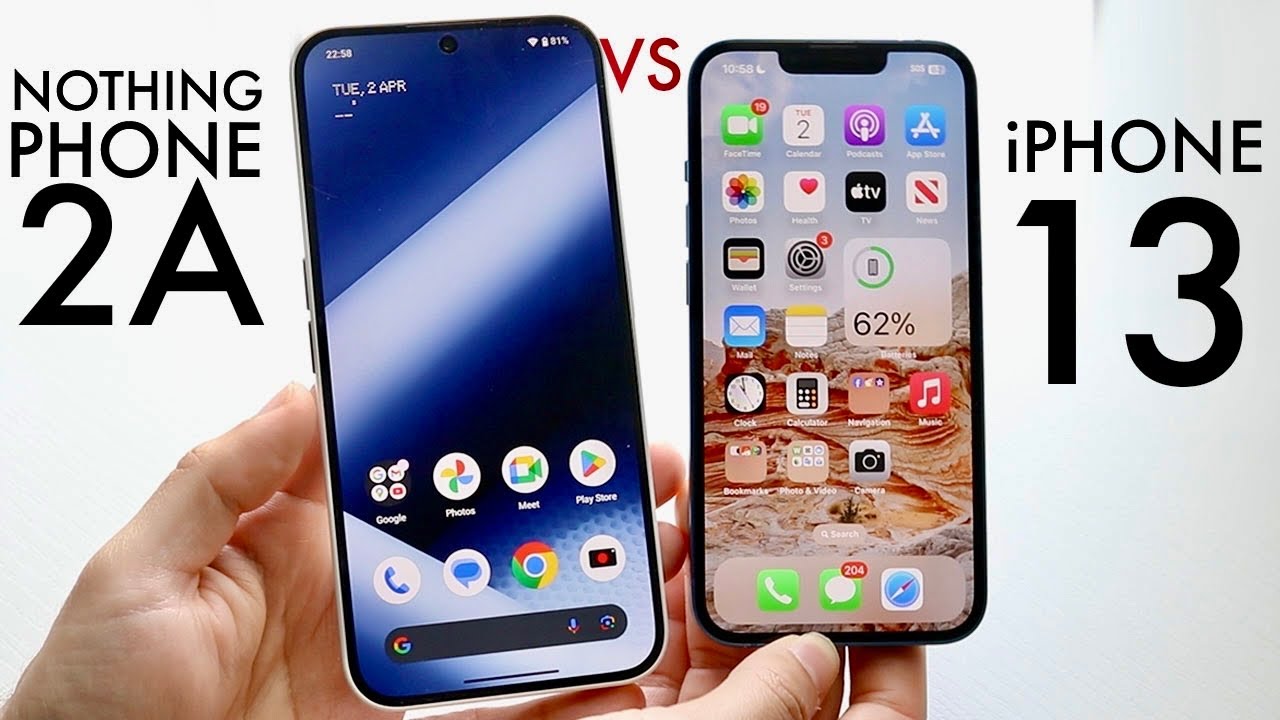 Nothing Phone 2a против iPhone 13! (Сравнение) (Обзор)