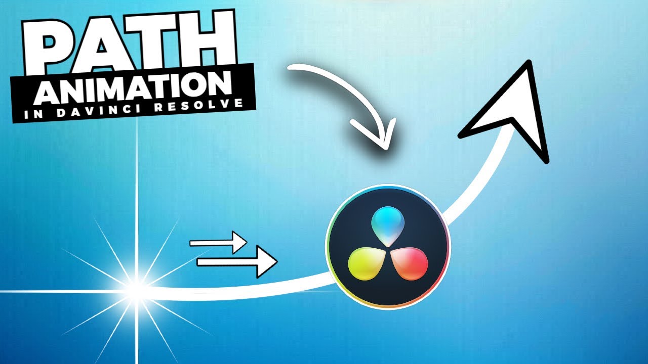 How To ANIMATE OBJECTS Along a PATH In Davinci Resolve