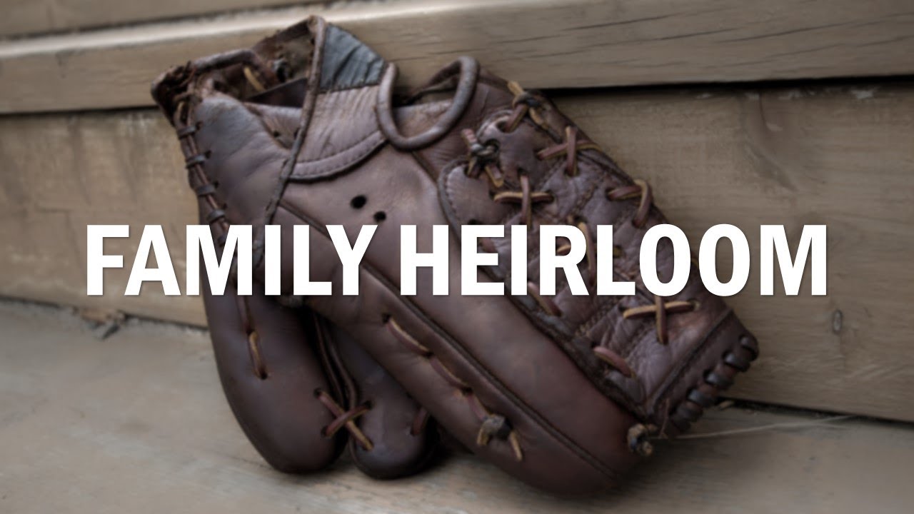 RESTORING MY FATHERS CHILDHOOD BASEBALL GLOVE
