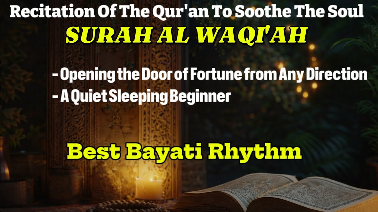 Surah Al Waqiah Full | Beautiful Quran Recitation for Rizq & Barakah | Relaxing Tilawah