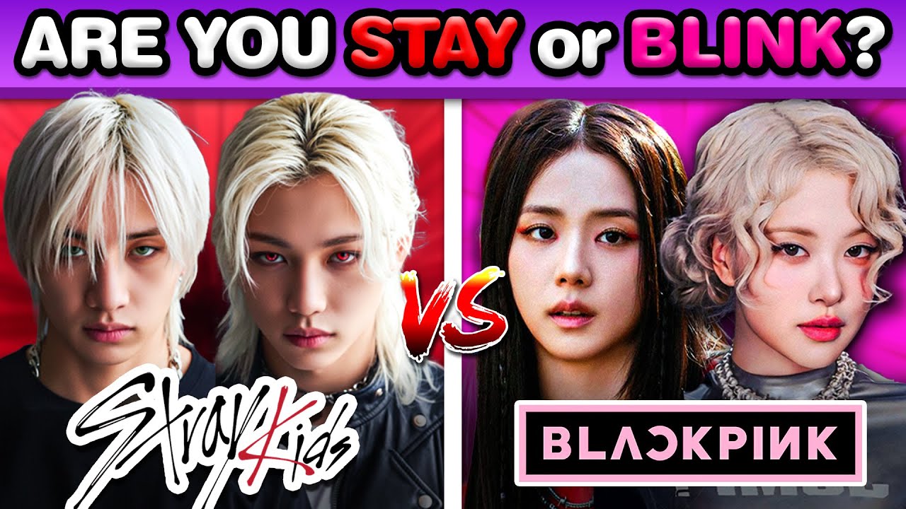 STRAY KIDS vs BLACKPINK: Are You a STAY or BLINK? ❤️🤔 | KPOP QUIZ 2025