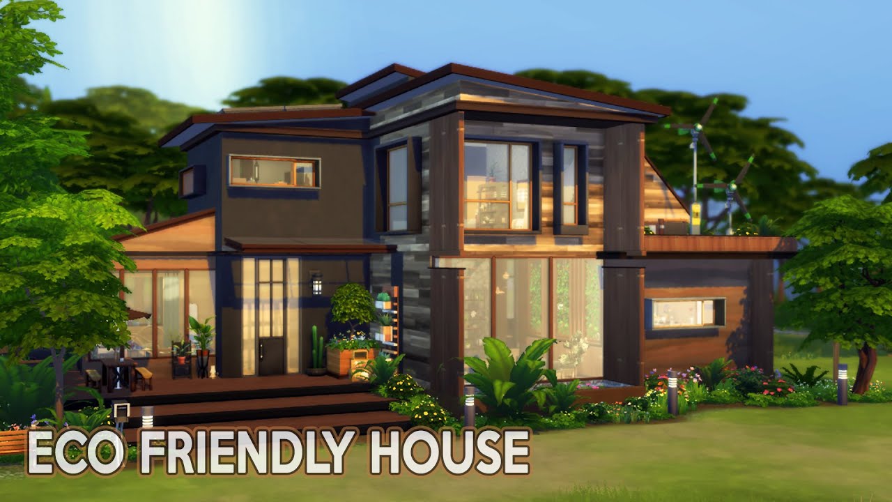 Eco Friendly House | Limited Packs | Stop Motion Build | The Sims 4 | No CC