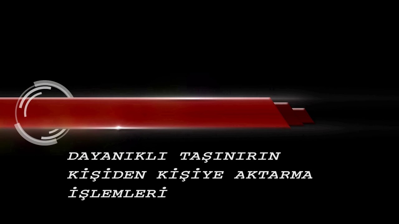 08 TKYS Kişilere Zimmet veya Taşınır Teslim İşlemleri