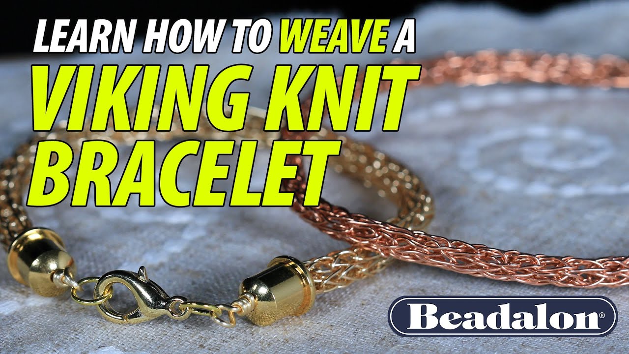 How To Make a Viking Knit Bracelet