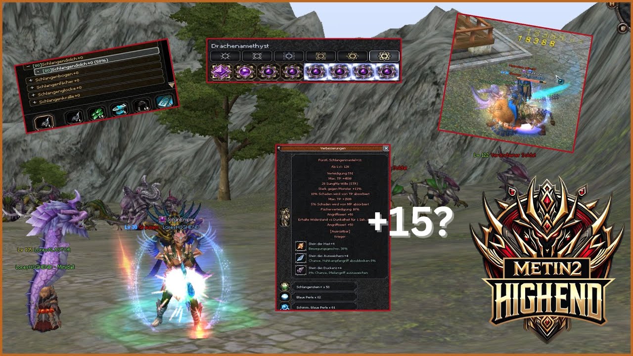 Metin2 DE Teutonia Mixtape #2 [Warrior, Armor, Amethyst, Talisman, Crafting]