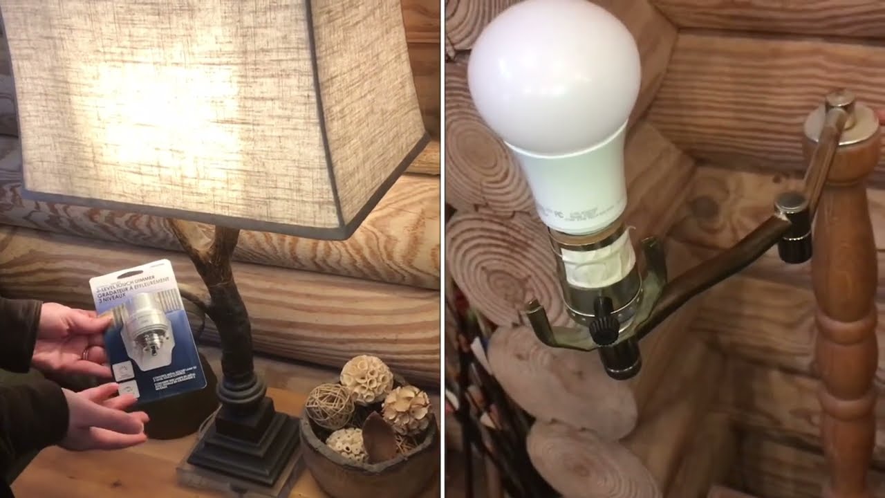 &ldquo;converting your lamp&rdquo; into a TOUCH LAMP (westek 3-level touch control lamp socket dimmer)review￼